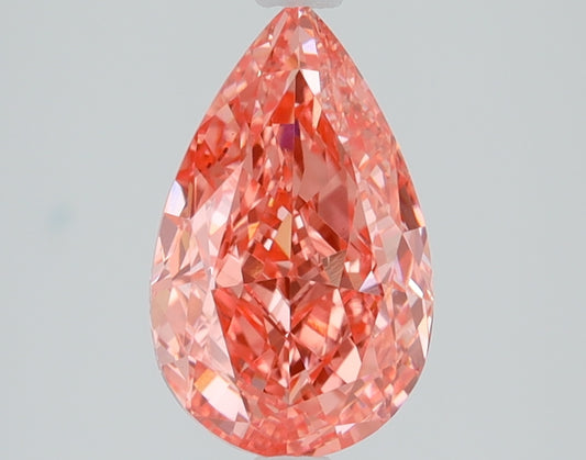 1.84 CT Pear Diamond PINK VVS2