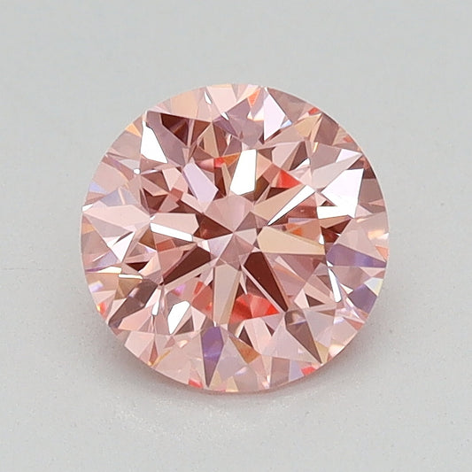 0.71 CT Round Diamond PINK VVS2