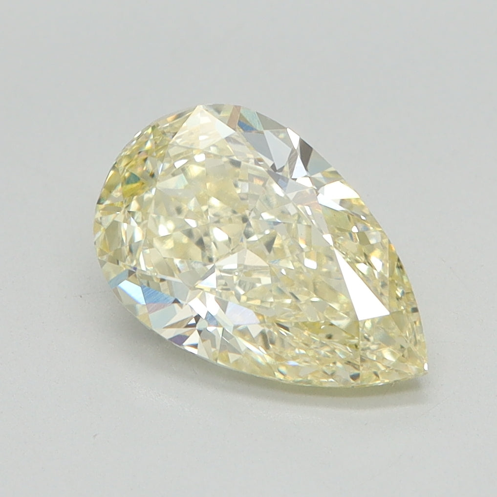 1.54 CT Pear Diamond YELLOW VS1