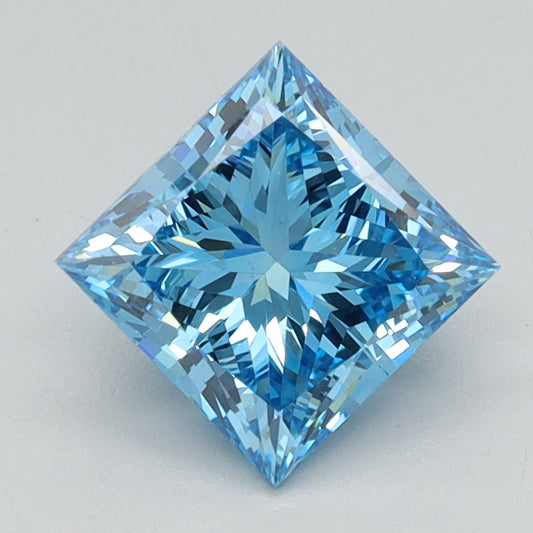 1.07 CT Princess Diamond BLUE VS1