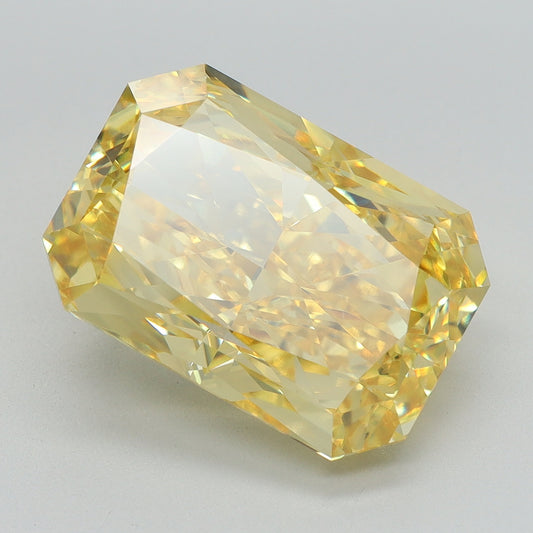 7.01 CT Radiant Diamond YELLOW VVS2