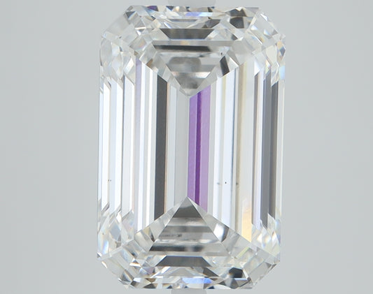 4.09 CT Emerald Diamond D VS1