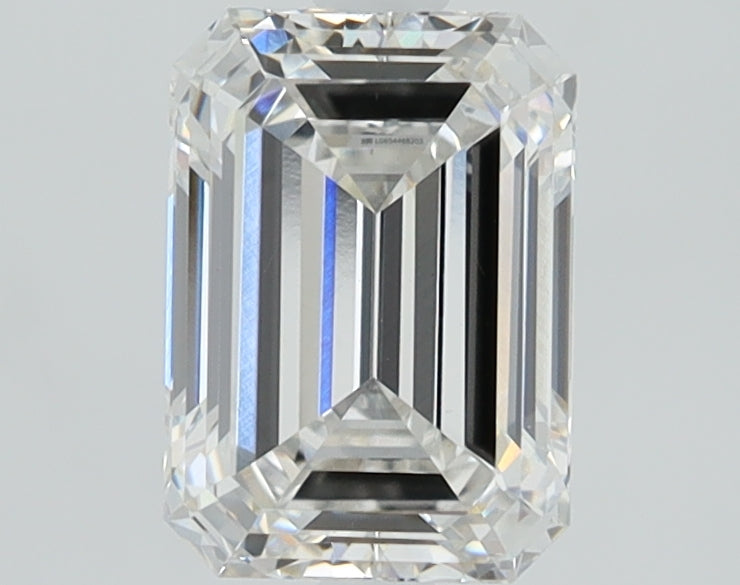 1.55 CT Emerald Diamond F VS1