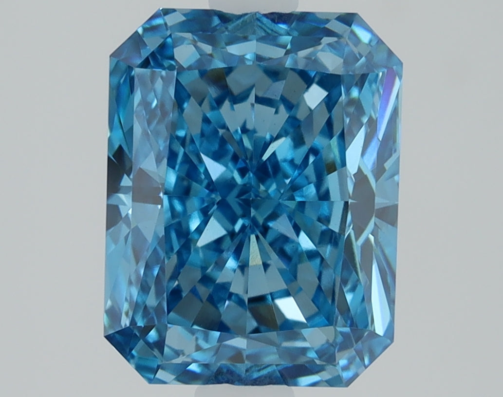 1.56 CT Radiant Diamond BLUE VS1