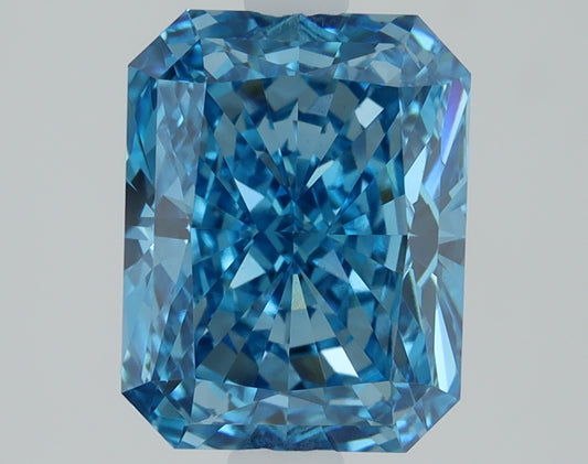 1.56 CT Radiant Diamond BLUE VS1