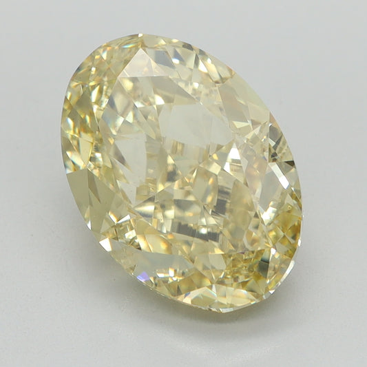 4.07 CT Oval Diamond YELLOW VS2