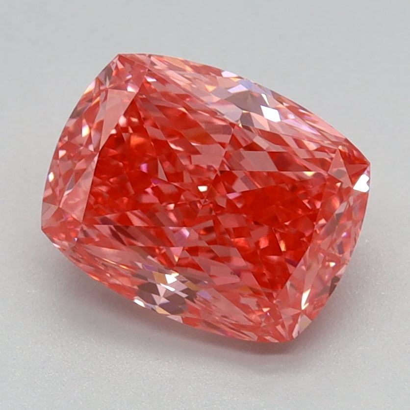 1.63 CT Cushion Diamond PINK VVS2