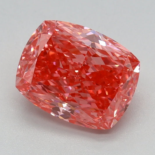 1.63 CT Cushion Diamond PINK VVS2