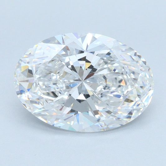 3.25 CT Oval Diamond D VS1