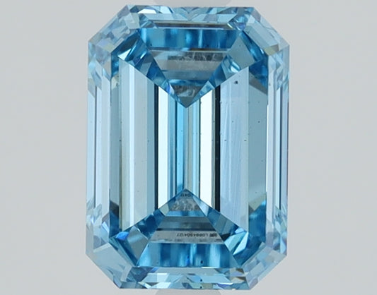 1.01 CT Emerald Diamond BLUE VS2