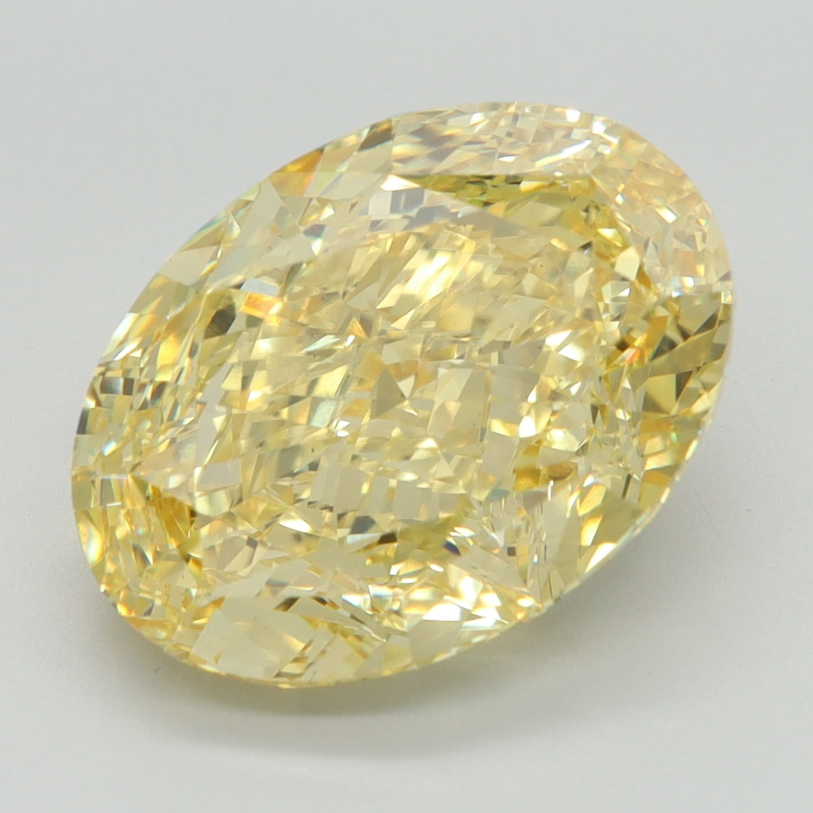 6.01 CT Oval Diamond YELLOW VS1