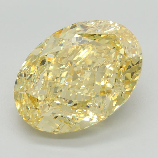 6.01 CT Oval Diamond YELLOW VS1