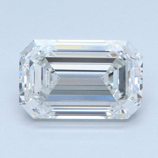 1.95 CT Emerald Diamond F VS1