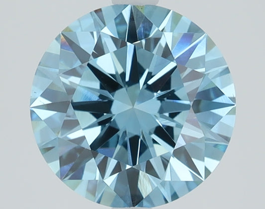 2.16 CT Round Diamond BLUE VS1