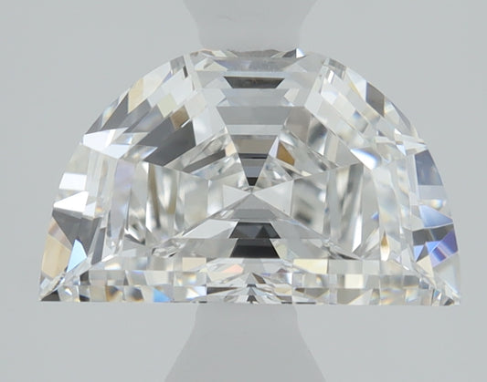 1.02 CT Half moon step Diamond E VVS2