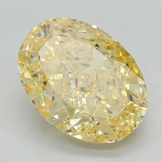 2.02 CT Oval Diamond YELLOW VS1