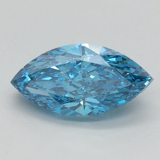 1.01 CT Marquise Diamond BLUE VVS2