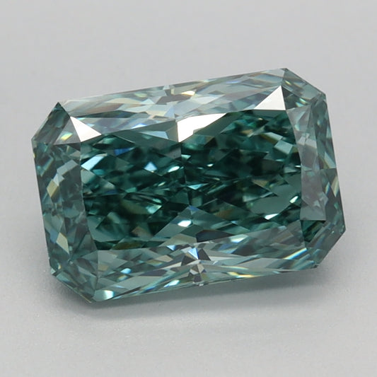 1.68 CT Radiant Diamond GREEN VS1