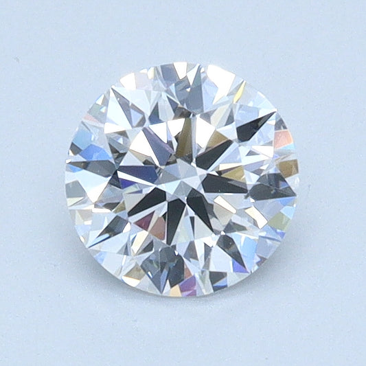 0.57 CT Round Diamond D VVS2