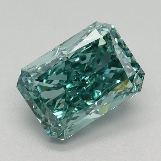 1.35 CT Radiant Diamond GREEN VS1