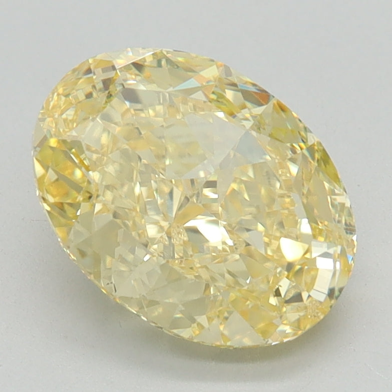 2.02 CT Oval Diamond YELLOW VS1