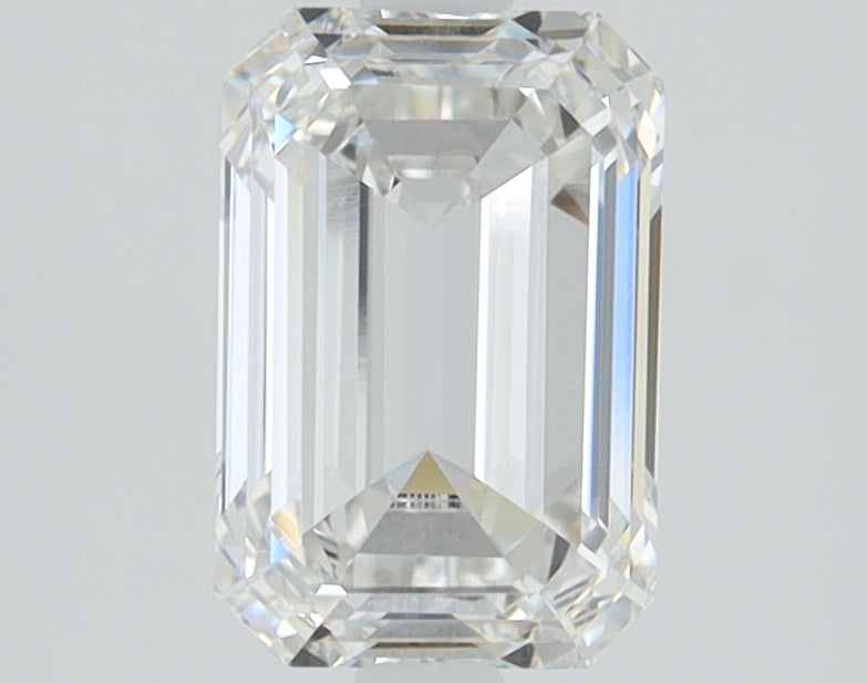 1.72 CT Emerald Diamond F IF