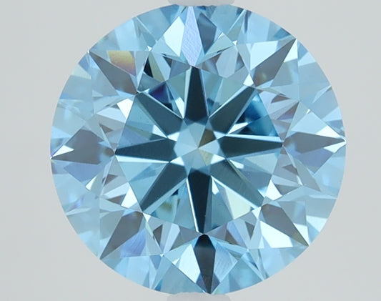 2.54 CT Round Diamond BLUE VS1