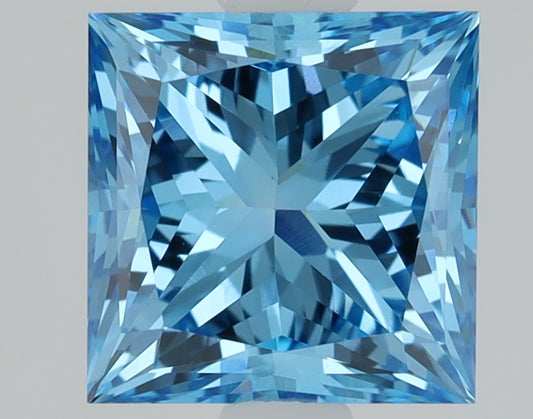 1.09 CT Princess Diamond BLUE VVS2