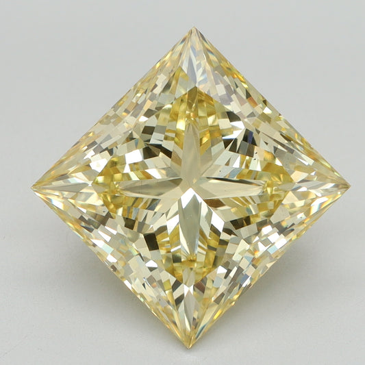 5.52 CT Princess Diamond YELLOW VS1