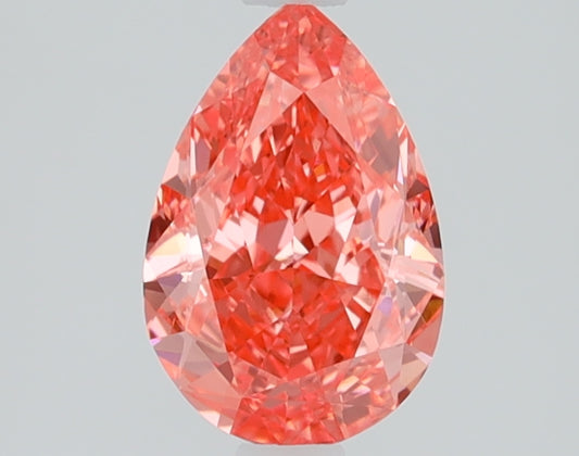 1.21 CT Pear Diamond PINK VVS2