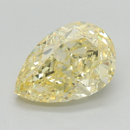 1.54 CT Pear Diamond YELLOW VS1