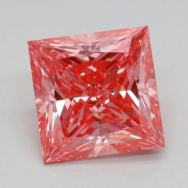 0.99 CT Princess Diamond PINK VVS2