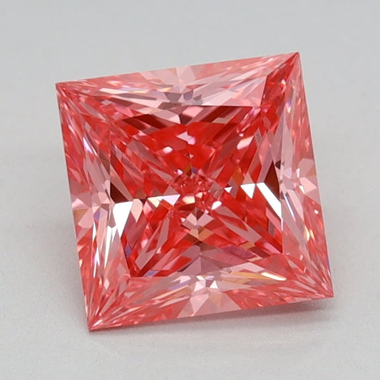 0.99 CT Princess Diamond PINK VVS2