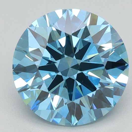 1.52 CT Round Diamond BLUE VS1