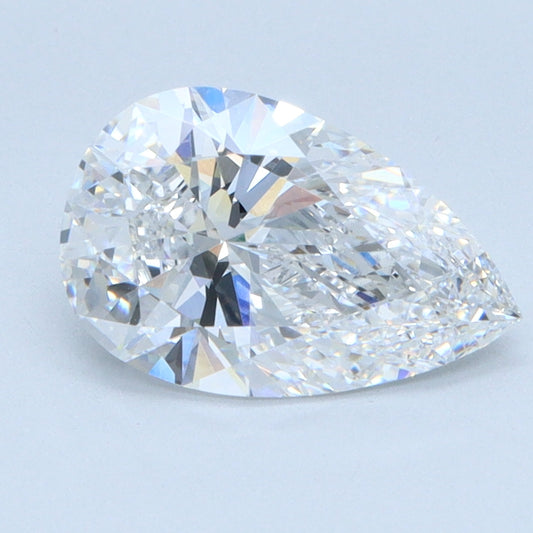 1.58 CT Pear Diamond D VS1
