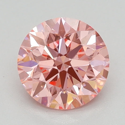 0.66 CT Round Diamond PINK VVS2