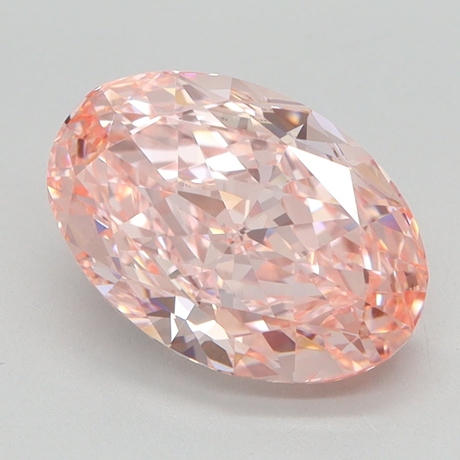 2.35 CT Oval Diamond PINK VS1