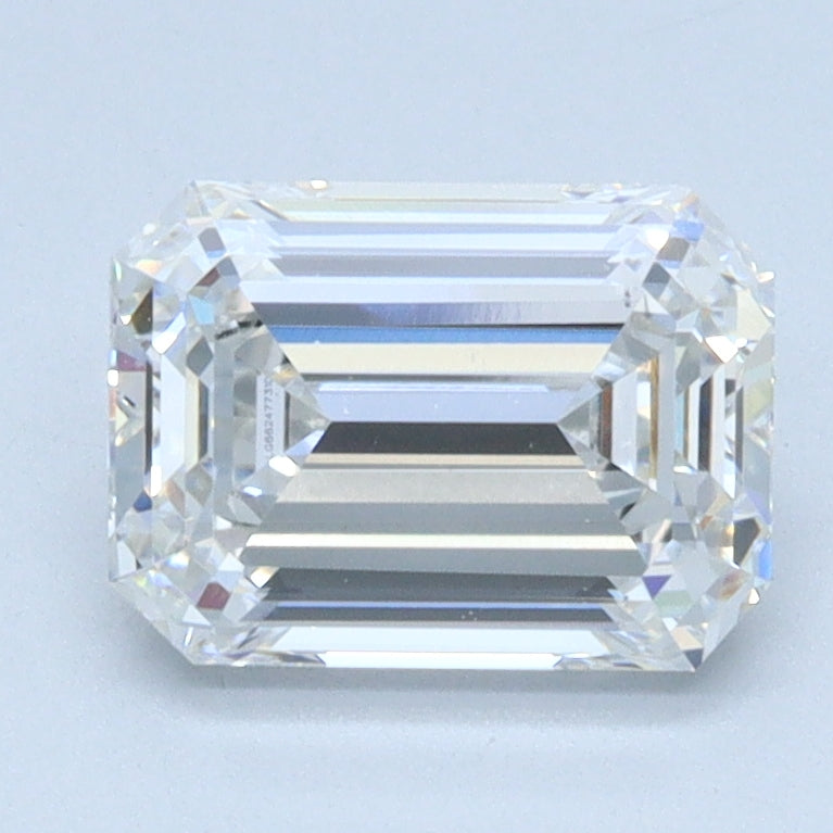 1.58 CT Emerald Diamond F VVS2