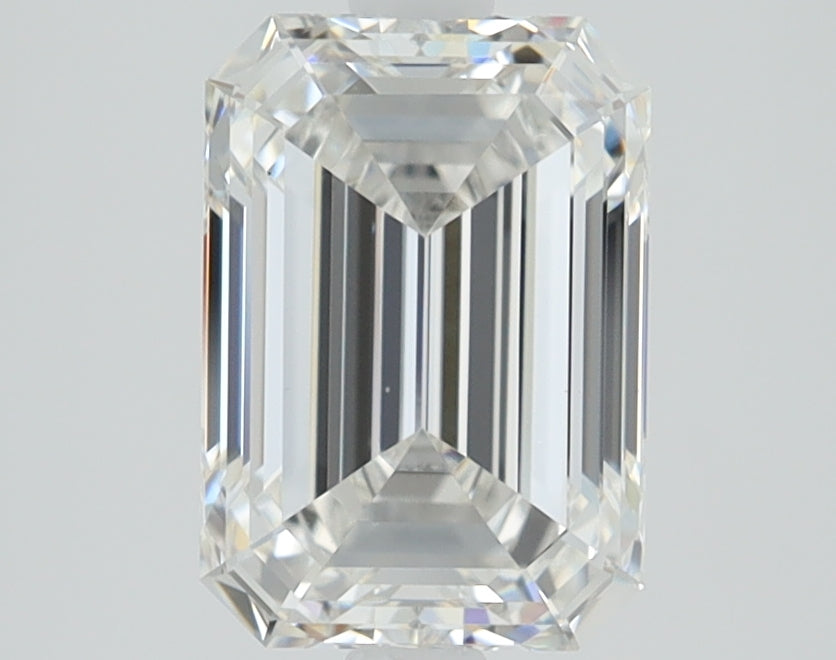 1.51 CT Emerald Diamond F VS1