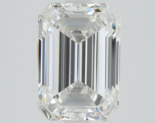 1.51 CT Emerald Diamond F VS1