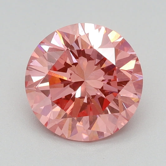 1.14 CT Round Diamond PINK VS1