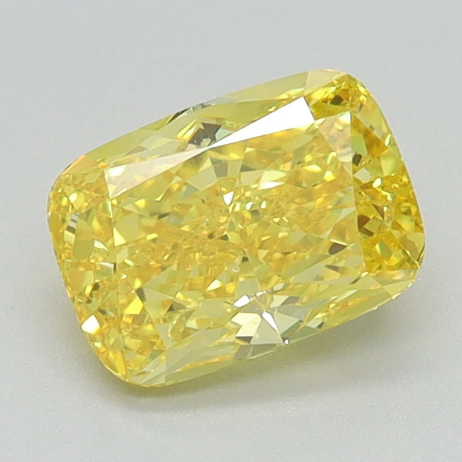 1.02 CT Cushion Diamond YELLOW VS1