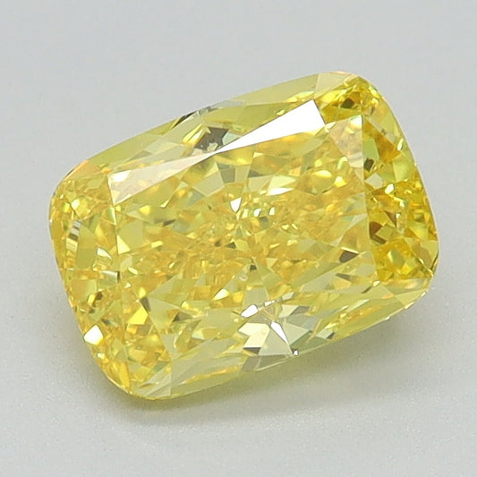 1.02 CT Cushion Diamond YELLOW VS1