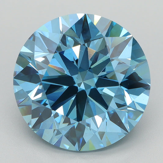 7.03 CT Round Diamond BLUE VS1