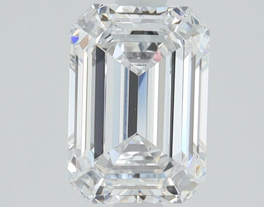 1.22 CT Emerald Diamond D VVS2