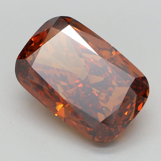 3.06 CT Cushion Diamond CHAMPAGNE VS2