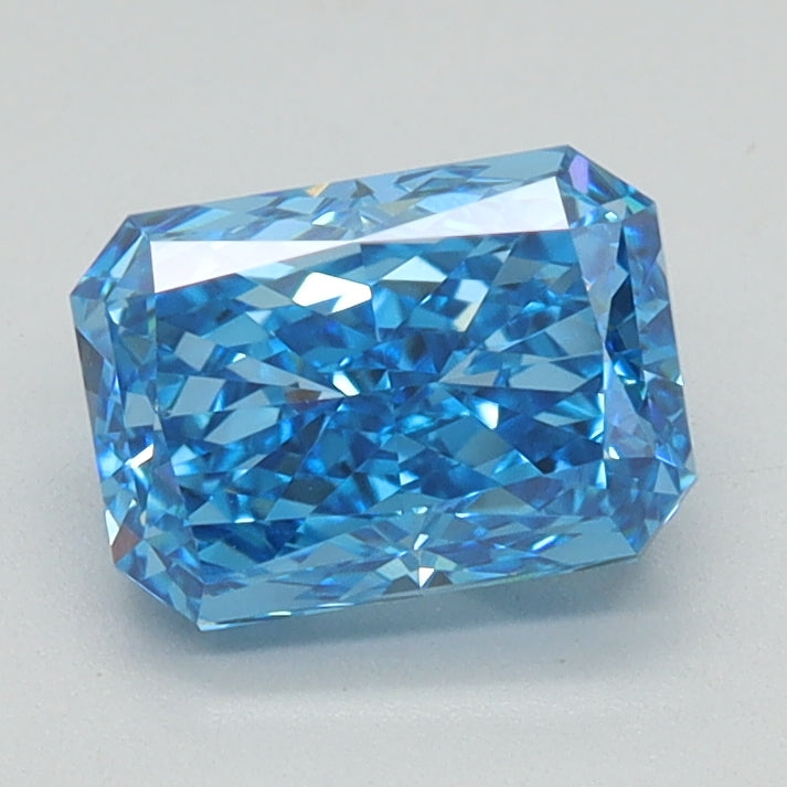 1.13 CT Radiant Diamond BLUE VVS2