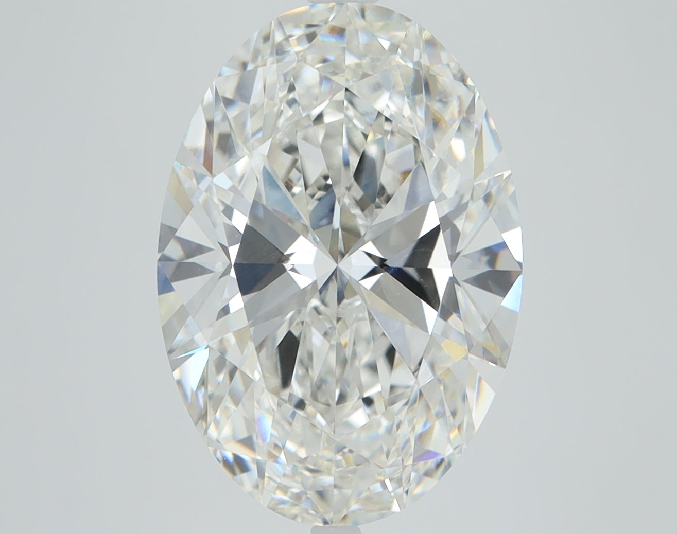 4.56 CT Oval Diamond F VVS2
