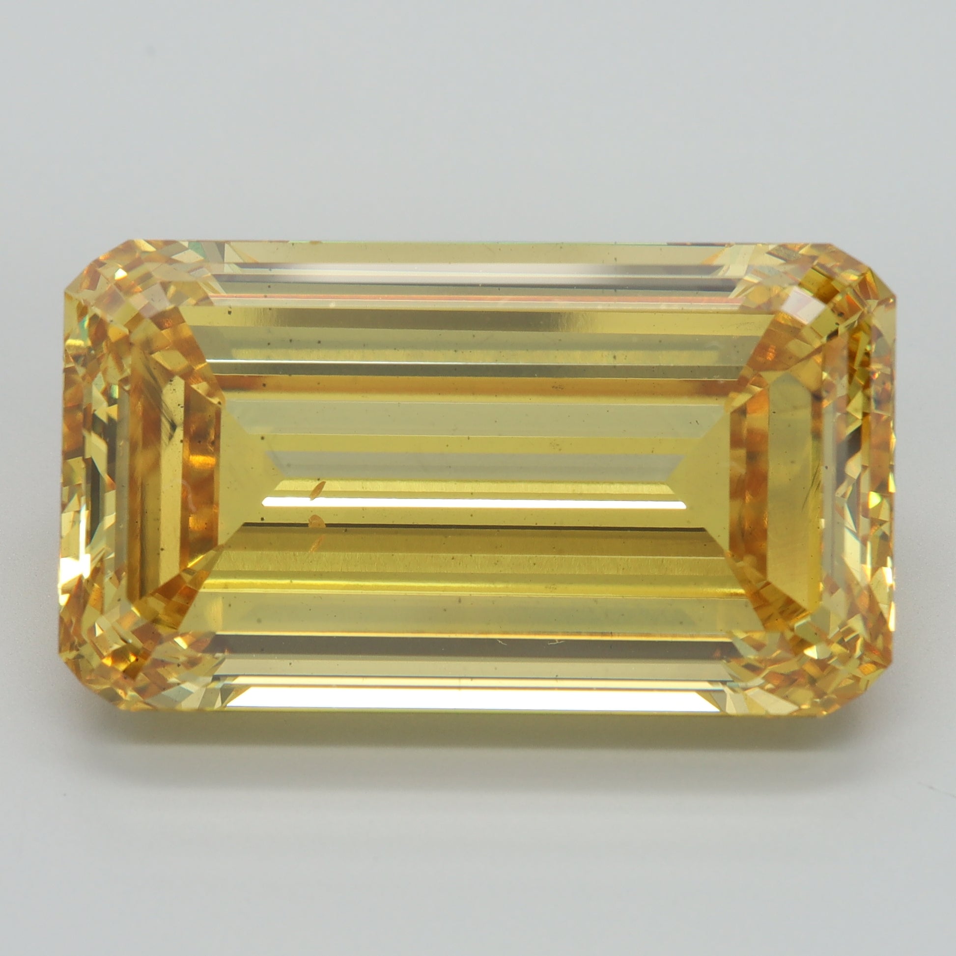 27.27 CT Emerald Diamond YELLOW VS2