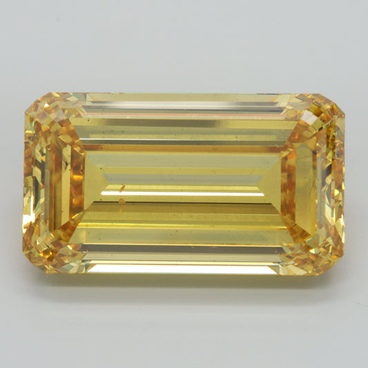 27.27 CT Emerald Diamond YELLOW VS2